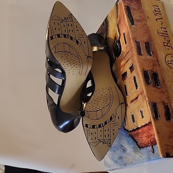 Bella Vita Dylan shoe boots, black leather size 8.5W - Picture 3 of 7